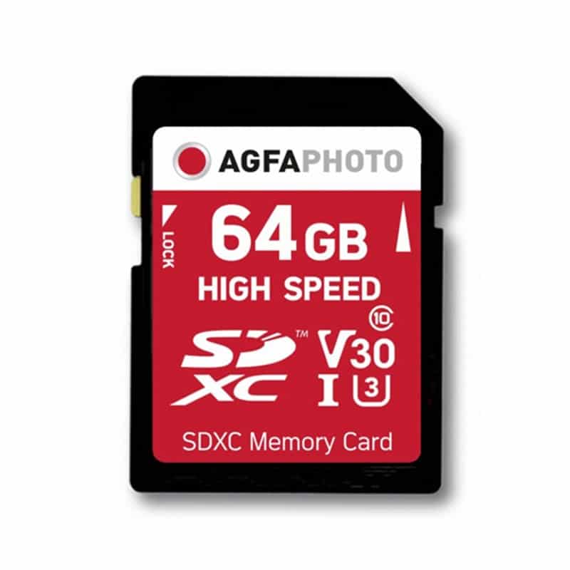 AgfaPhoto 64 GB SDXC-Card Class10 | Foto-Groep AgfaPhoto 64 GB SDXC-Card Class10 | Foto-Groep
