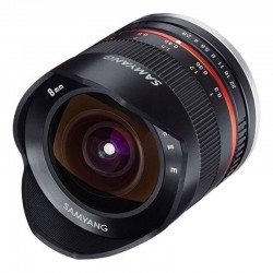 Samyang 8mm f2.8 UMC fisheye II Canon EF-M zwart | Foto-Groep