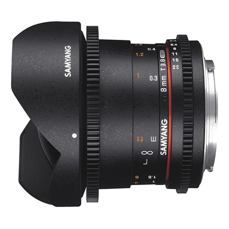 Samyang 8mm T3.8 UMC VDSLR fisheye CSII Four Thirds | Foto-Groep