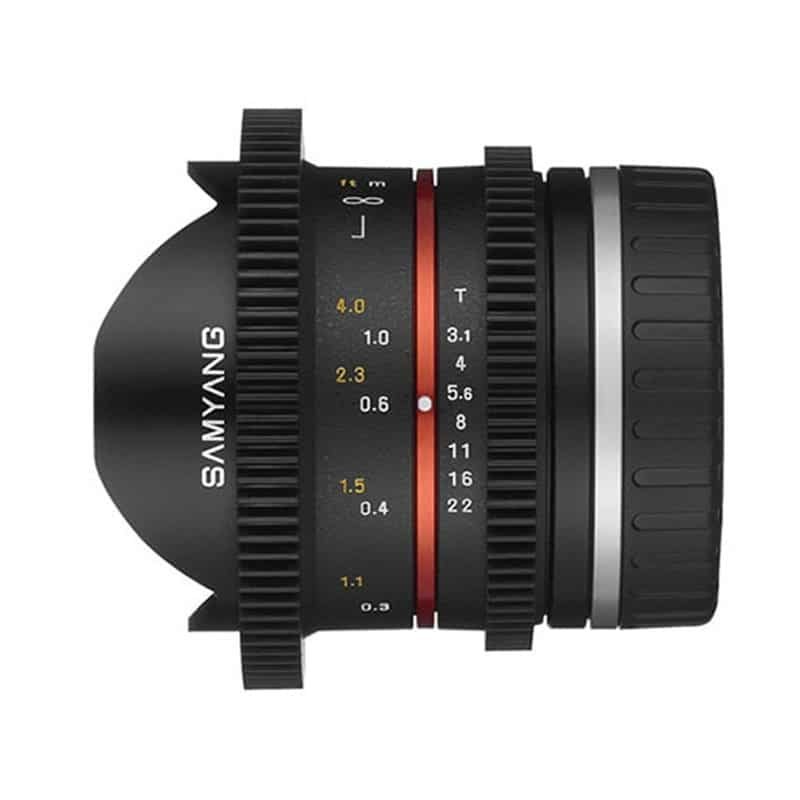 Samyang 8mm T3.1 cine UMC fisheye II Fuji X | Foto-Groep
