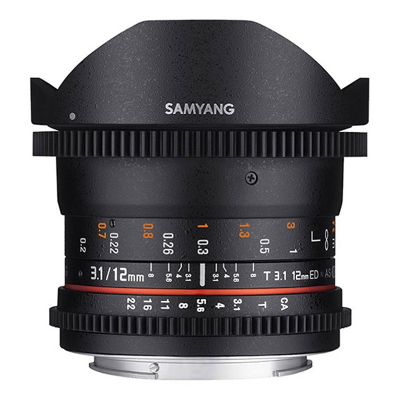 Samyang 12mm T3.1 VDSLR ED AS NCS fisheye Four Thirds | Foto-Groep