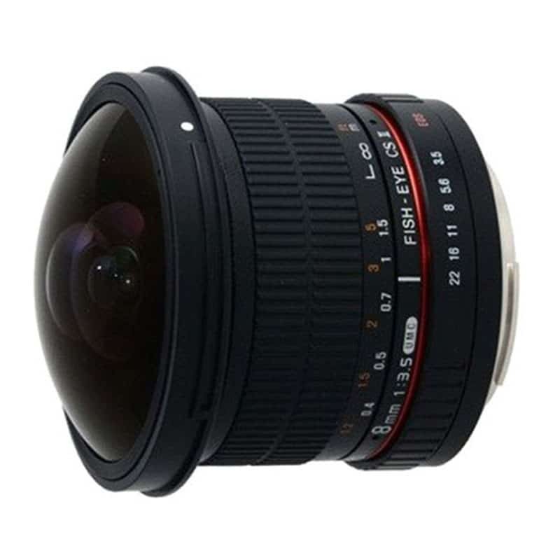 Samyang 8mm f3.5 UMC fisheye CSII Canon EF-S | Foto-Groep