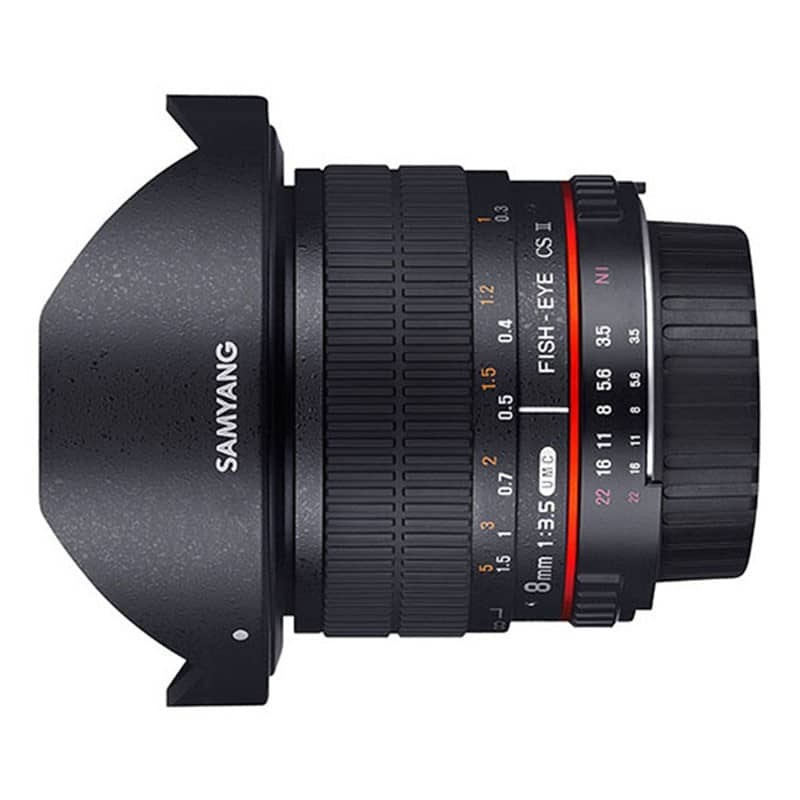 Samyang 8mm f3.5 UMC fisheye CSII Nikon F (DX) AE | Foto-Groep