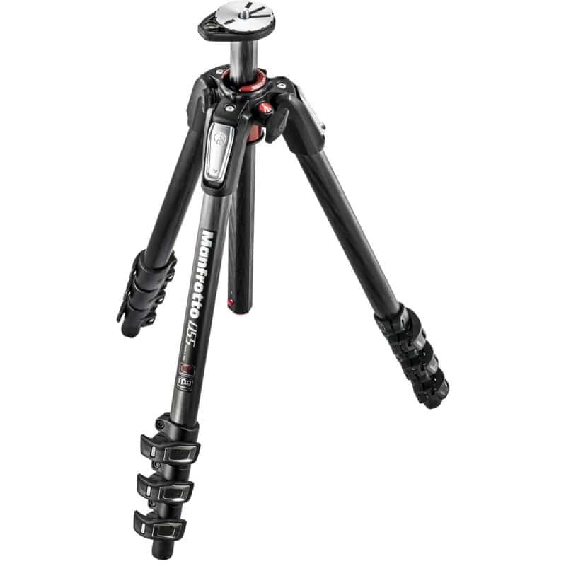 Manfrotto 055 Carbon Fibre Tripod - Lightweight and Sturdy