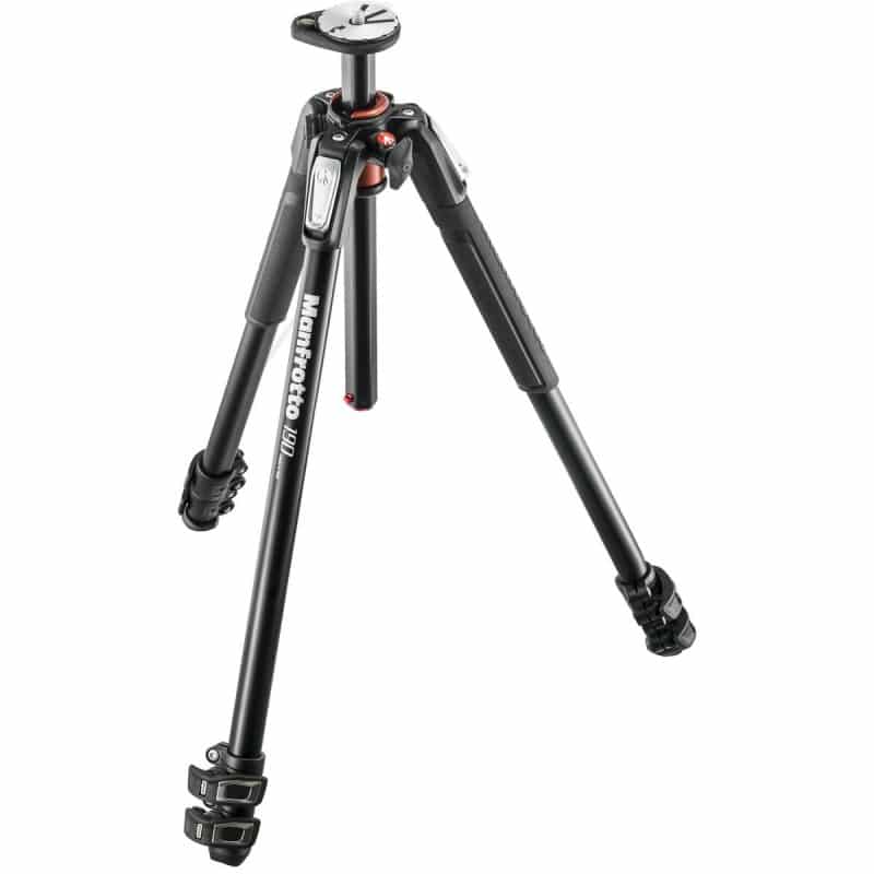 Manfrotto 190 Alu Tripod - Sturdy and Versatile