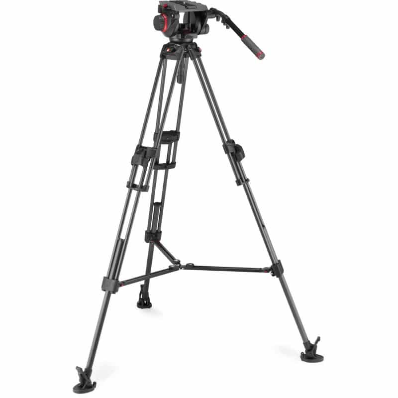Manfrotto 509 & CF Twin Fast 2N1 - Stabiele en veelzijdige statiefset