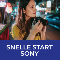 Workshop Snelle start Sony | Foto-Groep