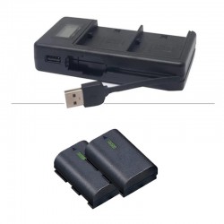 McoPlus Duocharger USB incl. 2x LP-E6 | Foto-Groep
