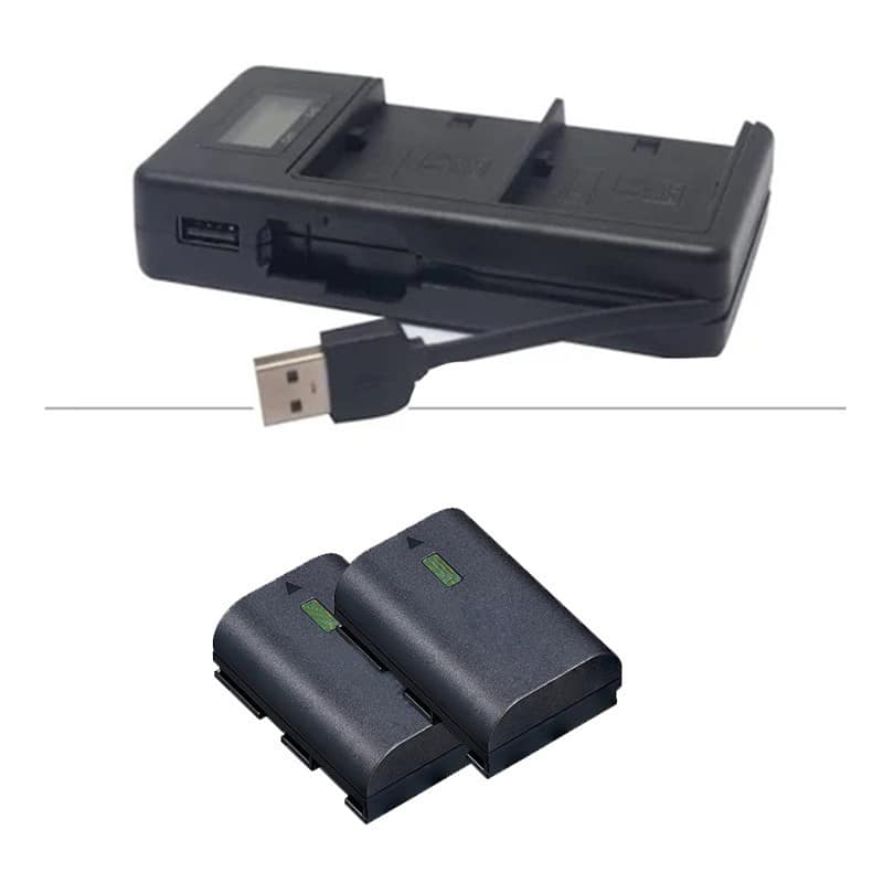 McoPlus Duocharger USB incl. 2x LP-E6 | Foto-Groep