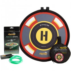 FlatHat 16inch (40cm) Drone Pad + Lighting Kit GreenÂ  | Foto-Groep