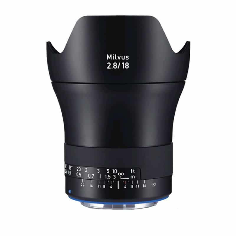 ZEISS 18mm Milvus 2.8 ZE Canon EF | Foto-Groep