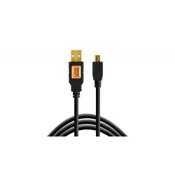 TetherTools TetherPro USB 2.0 To Mini-B 5-PIN 4.6m Black