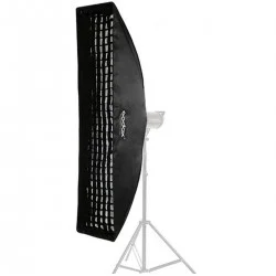 Softbox Bowens Mount + grid 40x180cm