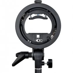 S bracket Elinchrom Rotolux + Softbox 80x80cm