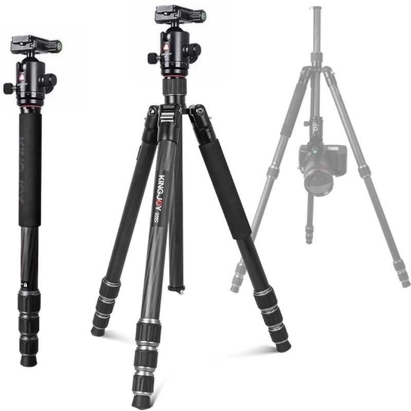 KingJoy G55C+Q20 Carbon Tripod - Foto-Groep.nl