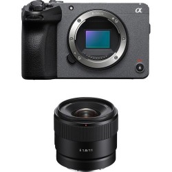 Sony FX30B + Sony E 11mm f/1.8 APC-C Wide Angle Prime