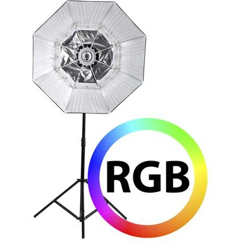 Falcon Eyes RGB LED Lamp RX-782 + Fold Softbox 100cm
