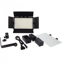 Falcon Eyes LED Lamp Set Dimmable DV-384CT-K2 w/ Battery