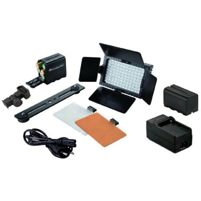 Falcon Eyes LED Lamp Set Dimmable DV-160V-K2 w/ Battery