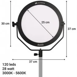Falcon Eyes Bi-Colour LED Lamp Sophiez SO-28TD On 230V