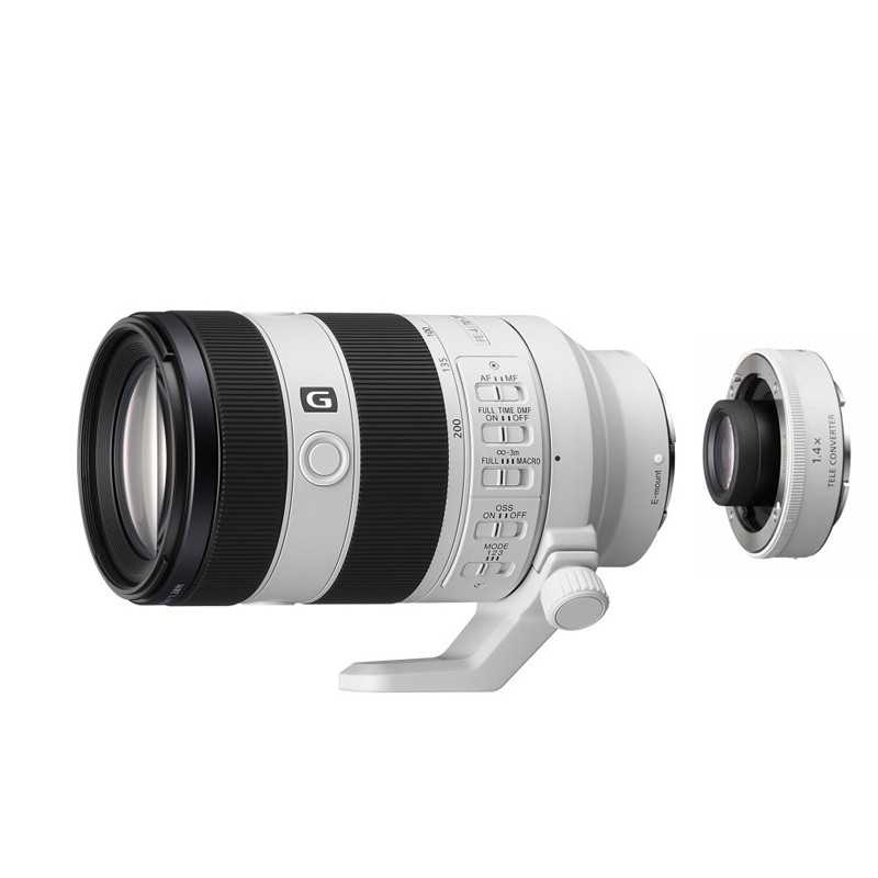 Sony FE 70-200mm F4 Macro G OSS Ⅱ MILC/SLR Telezoomlens Zwart, Wit