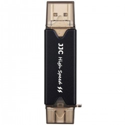 JJC CR-UTC3 Black USB 3.0 Card Reader - Foto-Groep.nl