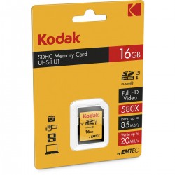 Kodak SDHC 16GB CLASS10 U1 - Beste prijs bij Foto-Groep.nl