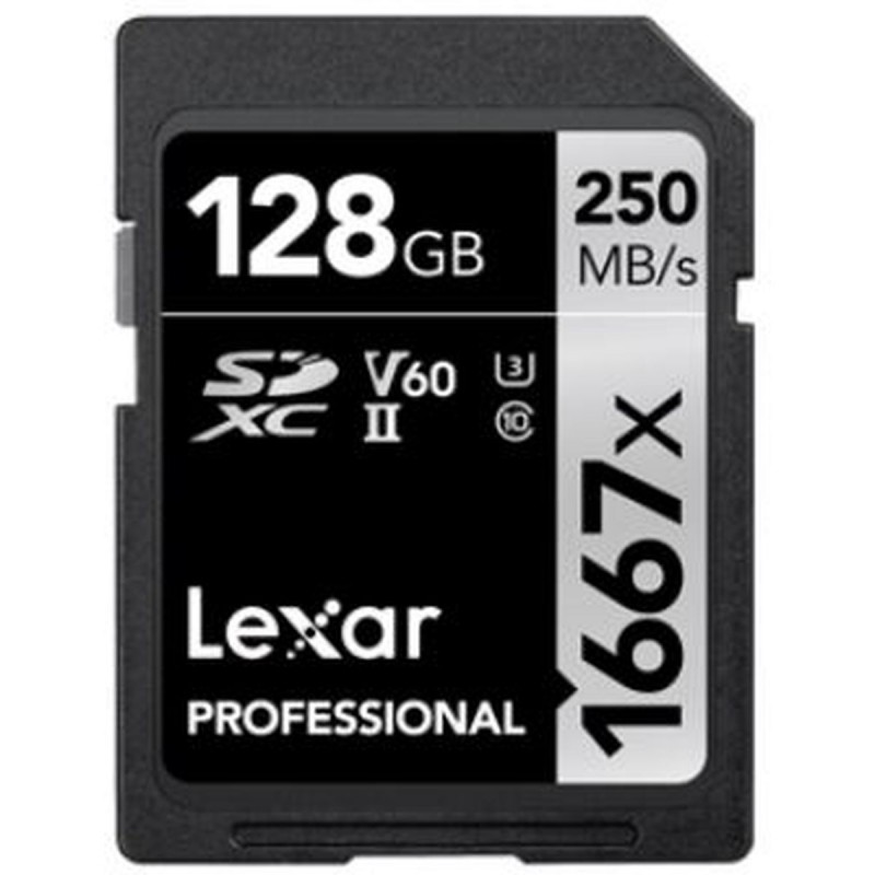 Lexar SDXC Professional UHS-II 1667X 128GB - Foto-Groep.nl