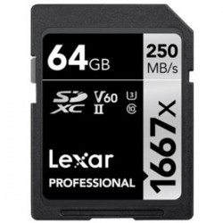 Lexar SDXC Professional UHS-II 1667X 64GB - Foto-Groep.nl