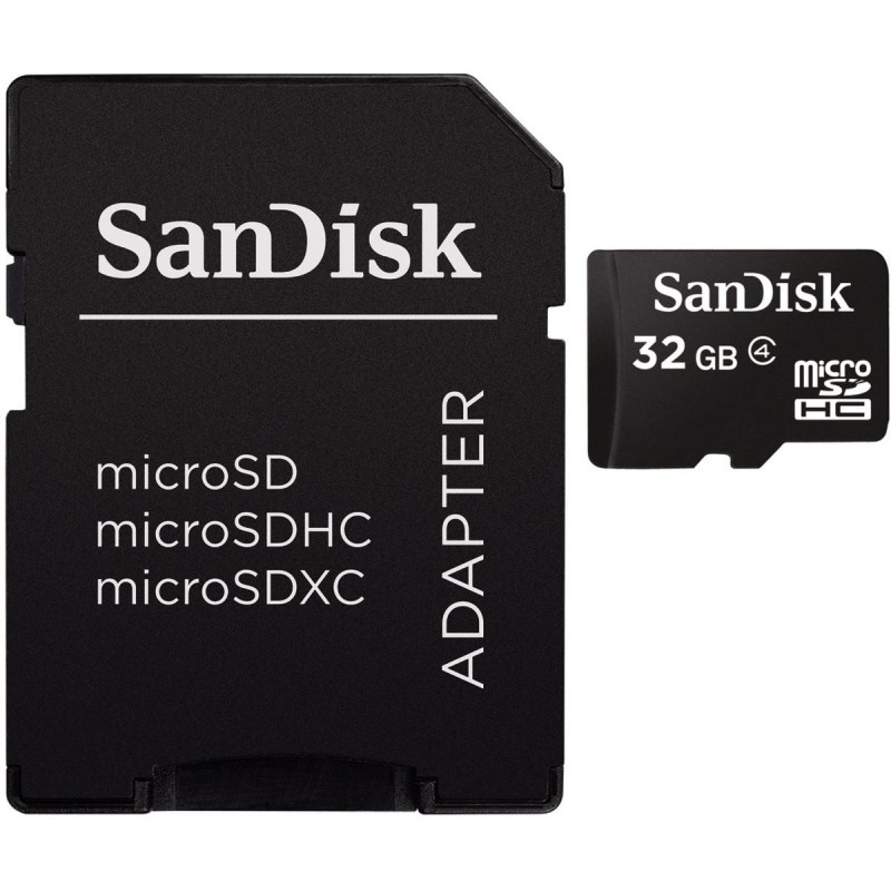 SanDisk MicroSDHC 32GB + Photo Adapter - Foto-Groep.nl