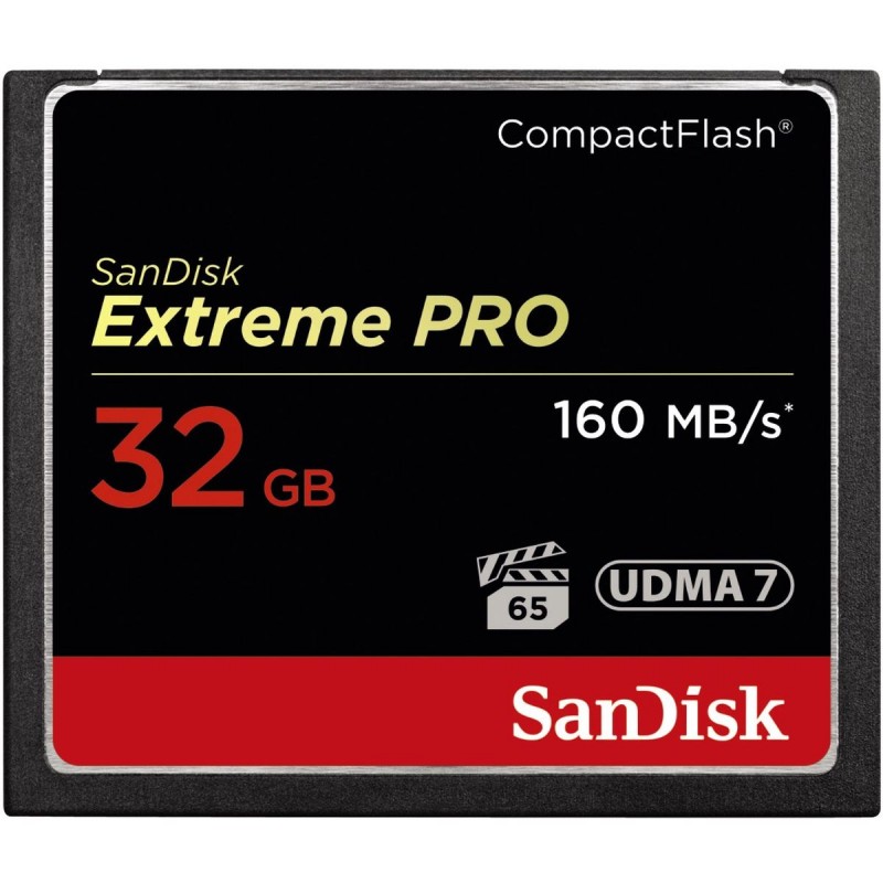 SanDisk CF Extreme Pro 32GB 160MB/Sec - Foto-Groep.nl