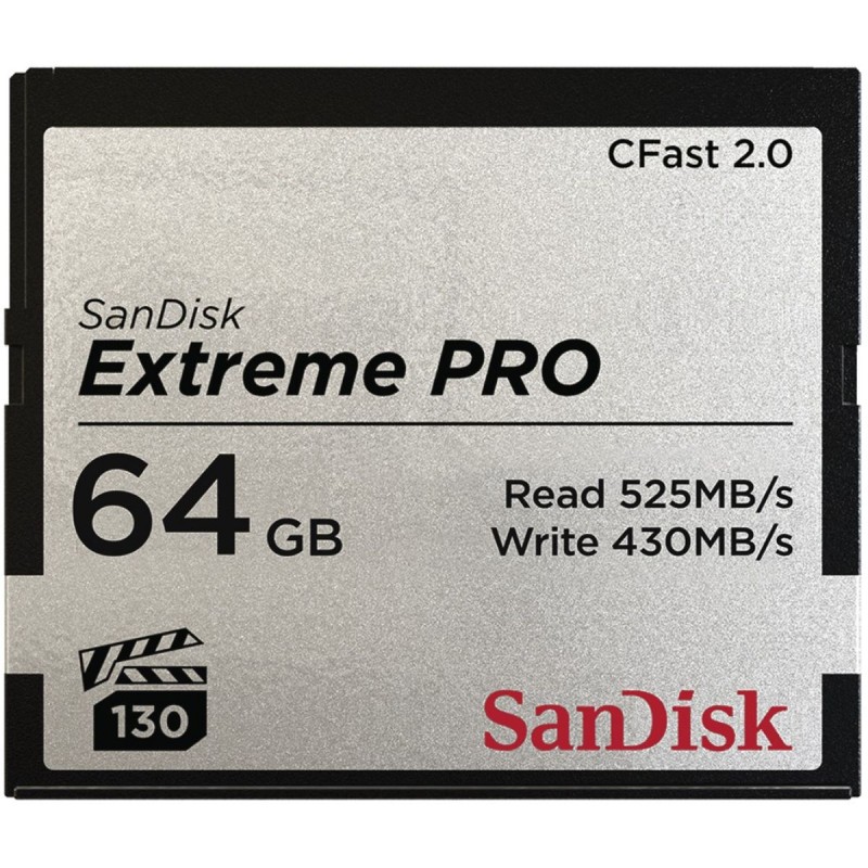 SanDisk CFast Extreme Pro 2.0 64GB VPG 130 - Foto-Groep.nl