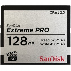 SanDisk CFast Extreme Pro 2.0 128GB - Hoge snelheid 525MB/Sec