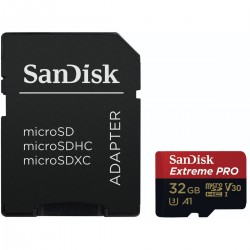 SanDisk MicroSDXC Extreme Pro 32GB V30 95MB/s + Adapt - Foto-Groep.nl
