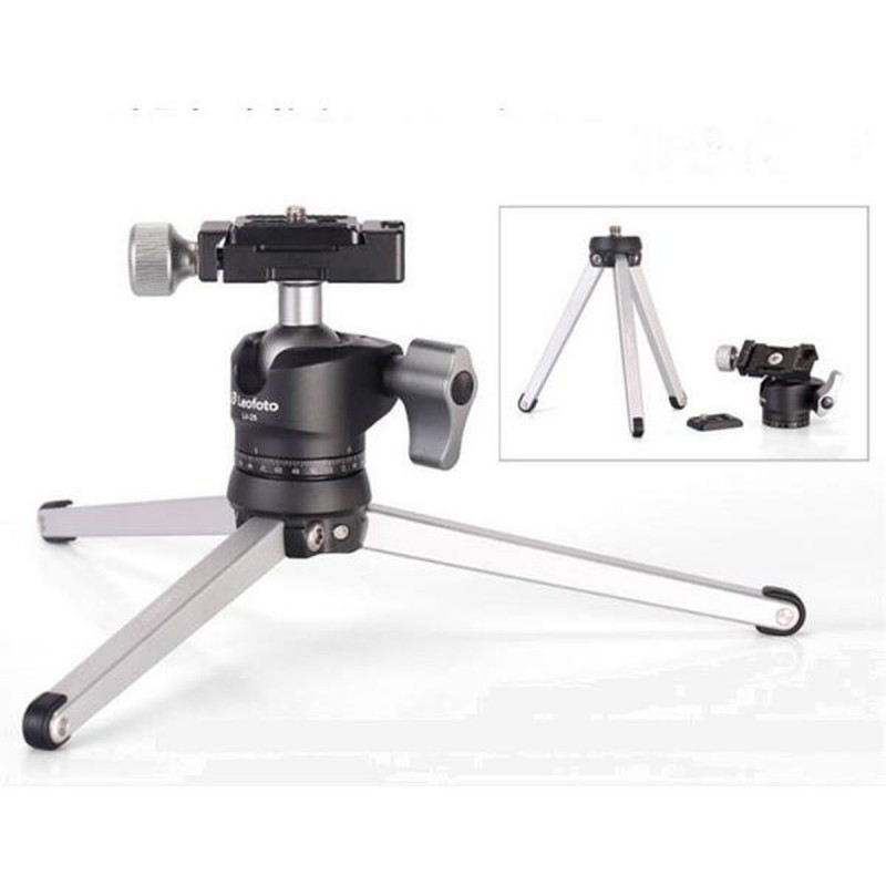 Leofoto Pocket Mini Tripod MT-01 + Ball Head LH-25 - Foto-Groep.nl