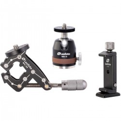 Leofoto Pocket Clamp MC-30 + Kit: Ball Head 19 + Smartphone