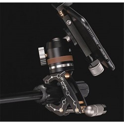 Leofoto Pocket Clamp MC-30 + Kit: Ball Head 19 + Smartphone