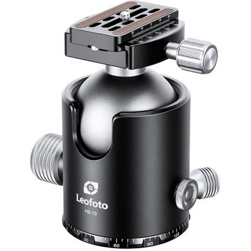 Leofoto HB-70 Ball Head - QP-70N Quick Release Plate