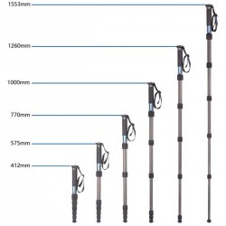 Leofoto Monopod MP-326C - Stabiele en veelzijdige foto-accessoire