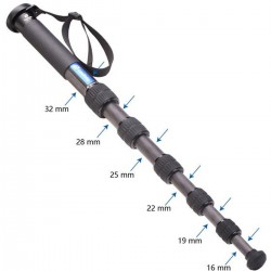 Leofoto Monopod MP-326C - Stabiele en veelzijdige foto-accessoire
