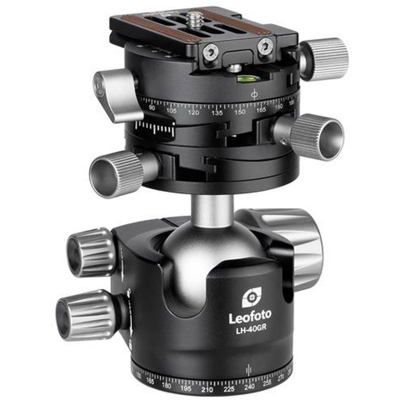 Leofoto Ball Head LH-40GR - Geared Panning Clamp | Foto-Groep.nl