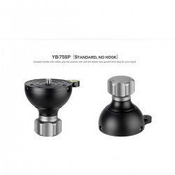 Leofoto Summit 75mm Video Bowl - Korte handgreep
