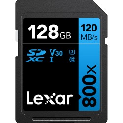 SDXC 800x PRO Blue Series 128GB UHS-1 V30 - 150MB/s Read
