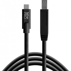 TetherTools TetherPro USB-C To 3.0 Male B 15' (4.6m) Black - Foto-Groep.nl