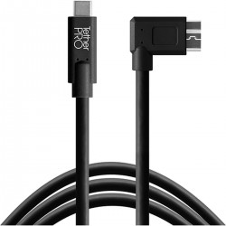 TetherTools TetherPro USB-C To 3.0 Micro-B RT-Ang 4.6m BK - Foto-Groep.nl