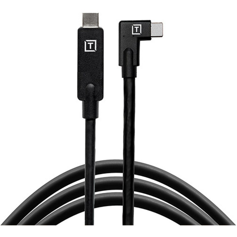 TetherTools TetherPro USB-C To USB-C Right Angle - Black | Foto-Groep.nl