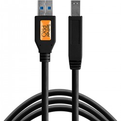 TetherTools TetherPro USB 3.0 To Male B 15' (4.6m) Black - Foto-Groep.nl
