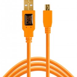 TetherTools TetherPro USB 2.0 Mini-B 5-PIN 30cm HV Orange