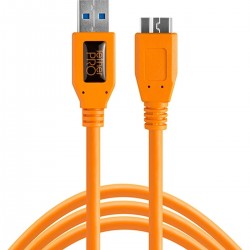 "TetherTools TetherPro USB 3.0 To Micro-B 4.6m HV Orange" - Foto-Groep.nl