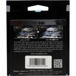 Hoya 62.0mm ND4 Pro: hoogwaardige ND-filter voor perfecte foto's